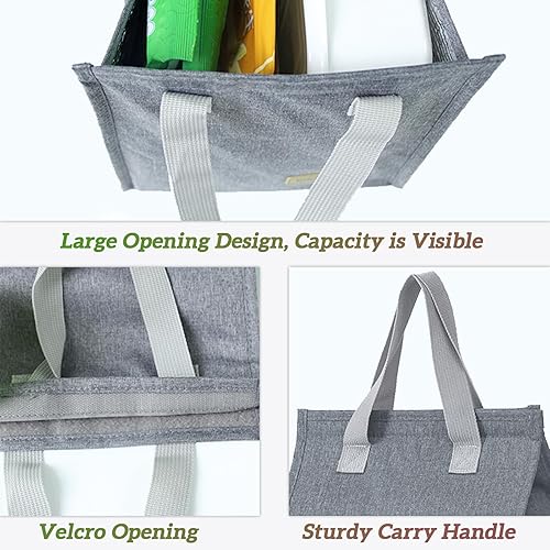 Miniatura 4 de Lonchera térmica para mujeres y hombres, contenedor grande reutilizable a prueba de fugas para oficina, trabajo, playa o viajes (azul)