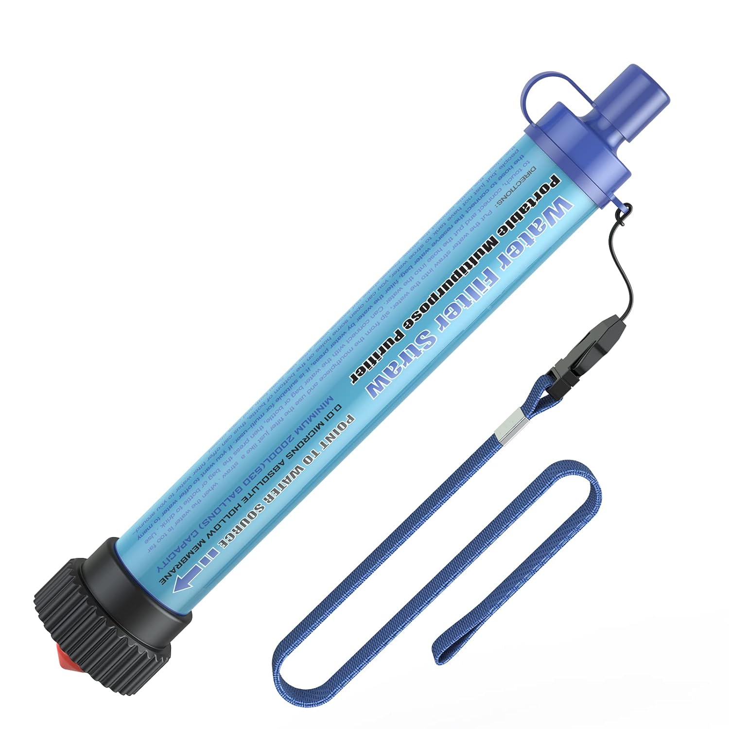 Lixada Outdoor Water Filter System, Straw Water Purifier Filtration