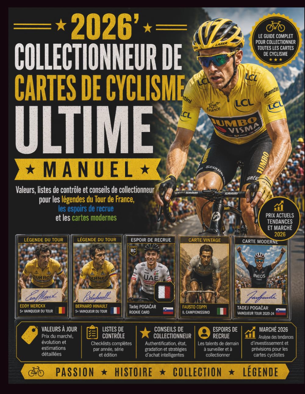 Collectionneur de cartes de cyclisme ultime 2026'Manuel: Valeurs, listes de contrôle et conseils de collectionneur pour les légendes du Tour de France, les espoirs de recrue et les cartes modernes
