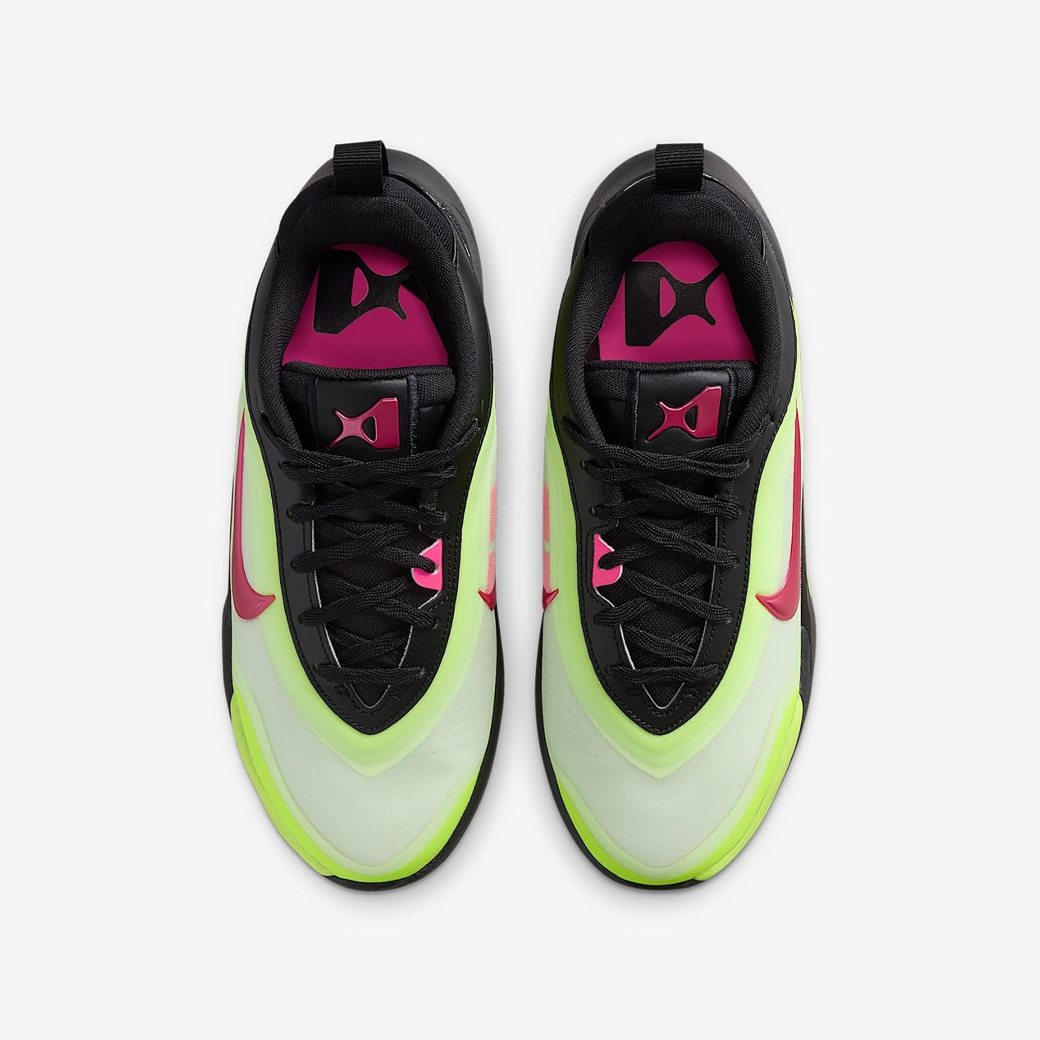 A'One SE A'ja Wilson Big Kids' Basketball Shoes (Black/Volt/Volt Glow/Hyper Pink) Size 5