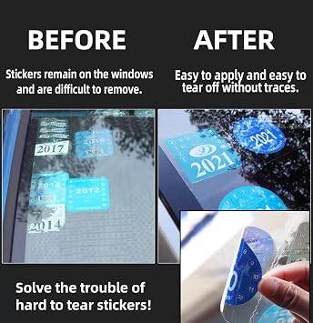 Car Windshield Sticker, Windshield Applicator, Clear Window Cling for Car (10PCS/8.3X5.8)