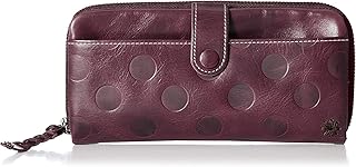 LaughRough(ãƒ©ãƒ•ãƒ©ãƒ•) Women Long Wallet, Purple Berry, One Size