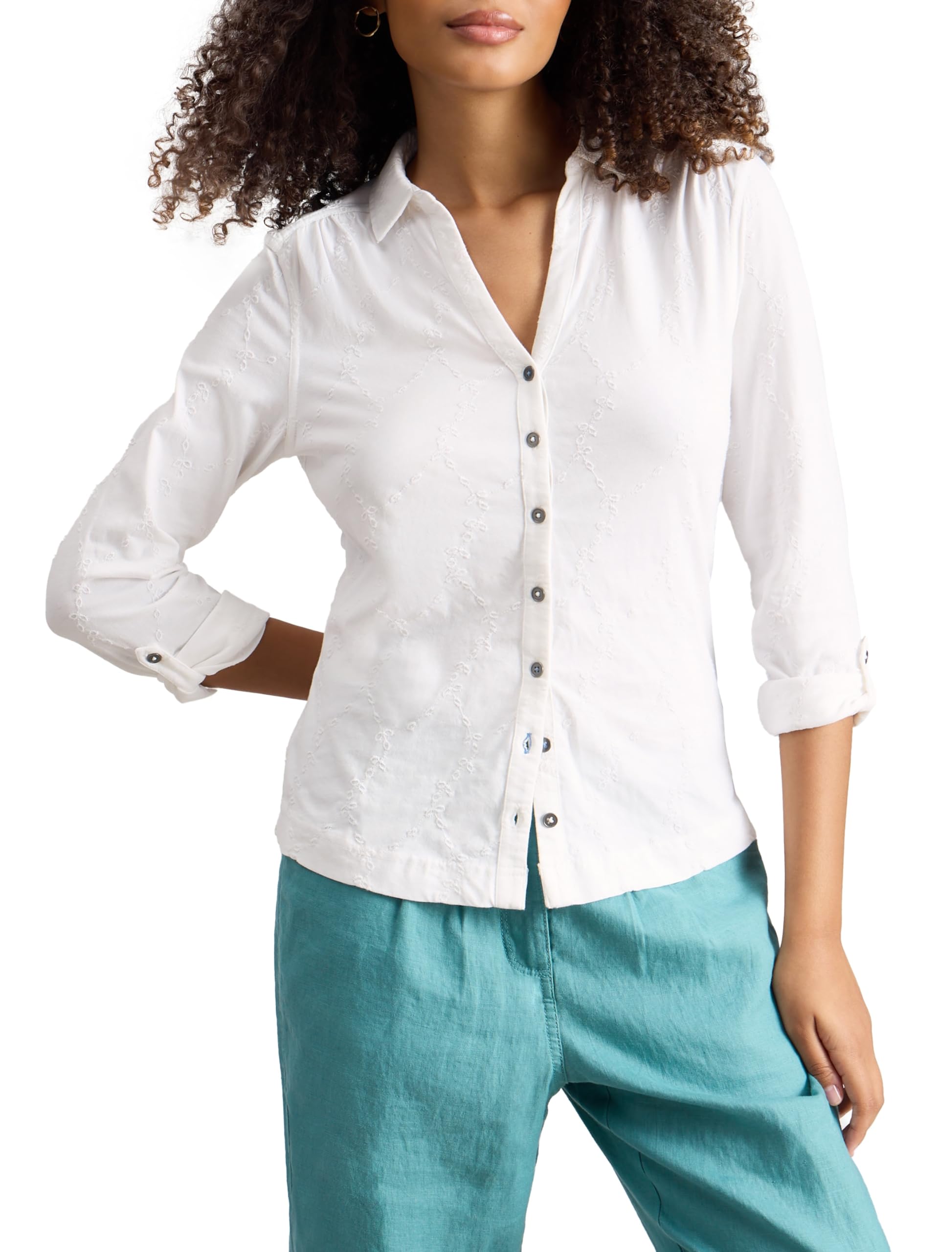 White Stuff Women's Annie Shirt, Bril White, 12