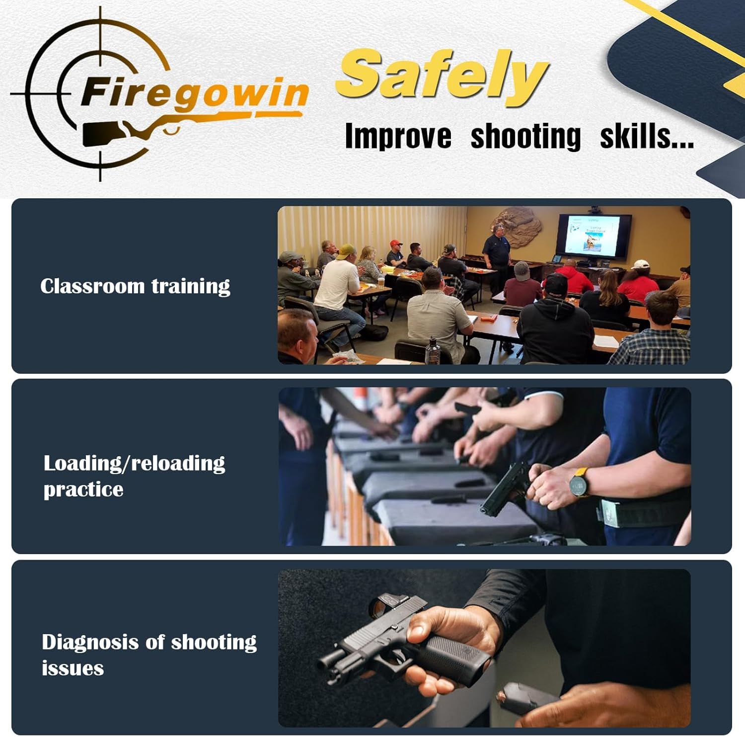 Pro 9mm Training Dummy Rounds 20-Pack & .50 BMG Dummy Rounds 3-Pack Bundle - Durable Snap Caps for Safe Dry Fire Practice & Display