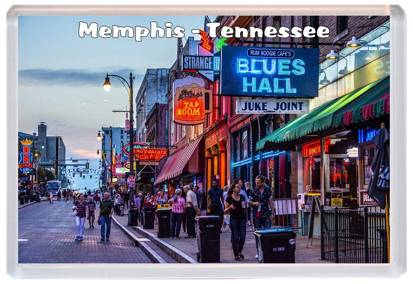 Baked Bean Store Memphis - Tennessee - Usa - Fridge Magnet 96 X 67 Mm Jumbo Size Bbsm1561