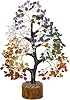 NARIBABU Seven Chakra Tree - Crystal Money Tree - Crystals and Gemstones Healing - Chakra Crystal Tree - Meditation Accessories - Home Decor - Spiritual Gifts for Women