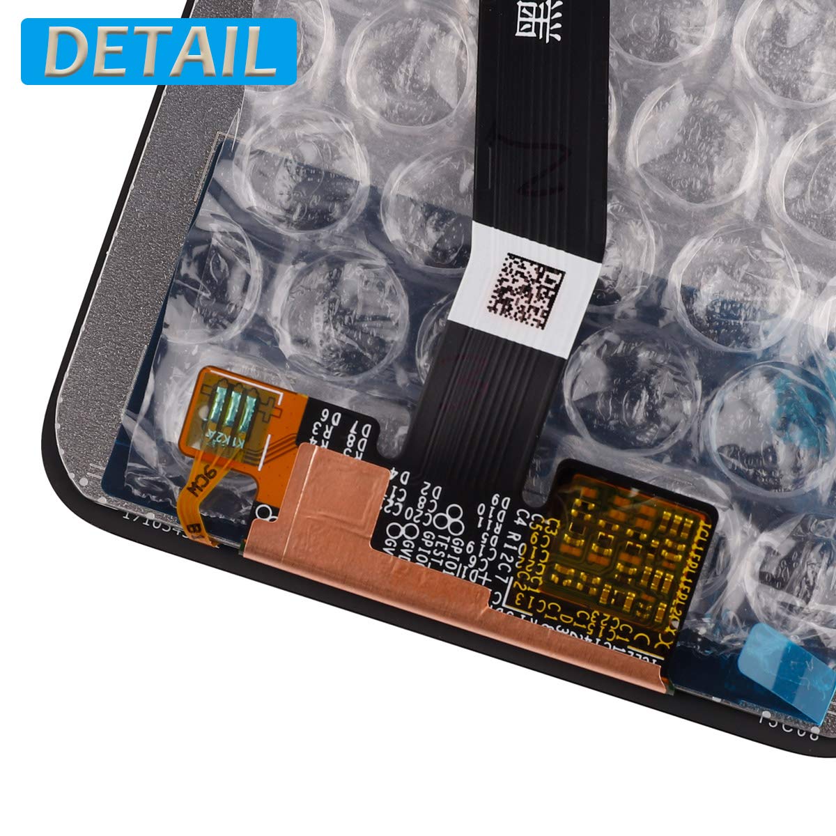 Écran De Remplacement Pour Xiaomi Redmi 9 - Modèles M2004J19G/J19C, 6.53", Vitre + LCD Gris