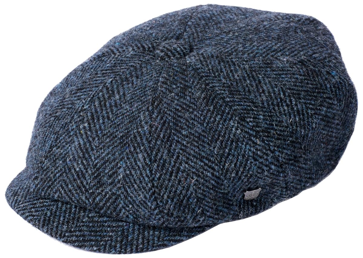 Failsworth Harris Tweed 'Carloway' Bakerboy/Newsboy Cap (7, Pattern 4750)