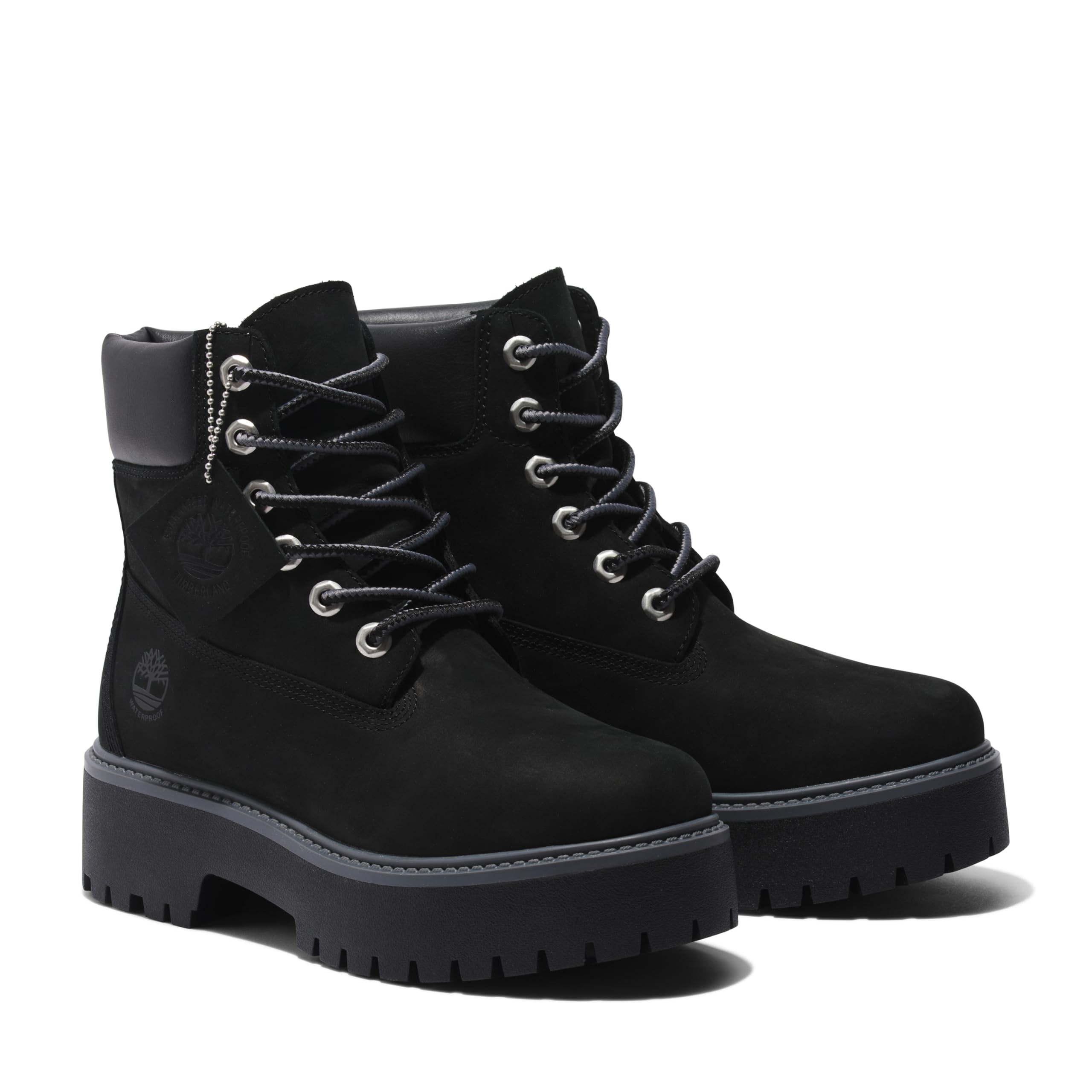 Timberland Stivali Stone Street 6 Inch Waterproof Codice TB1A5RH5015 Nero Donna
