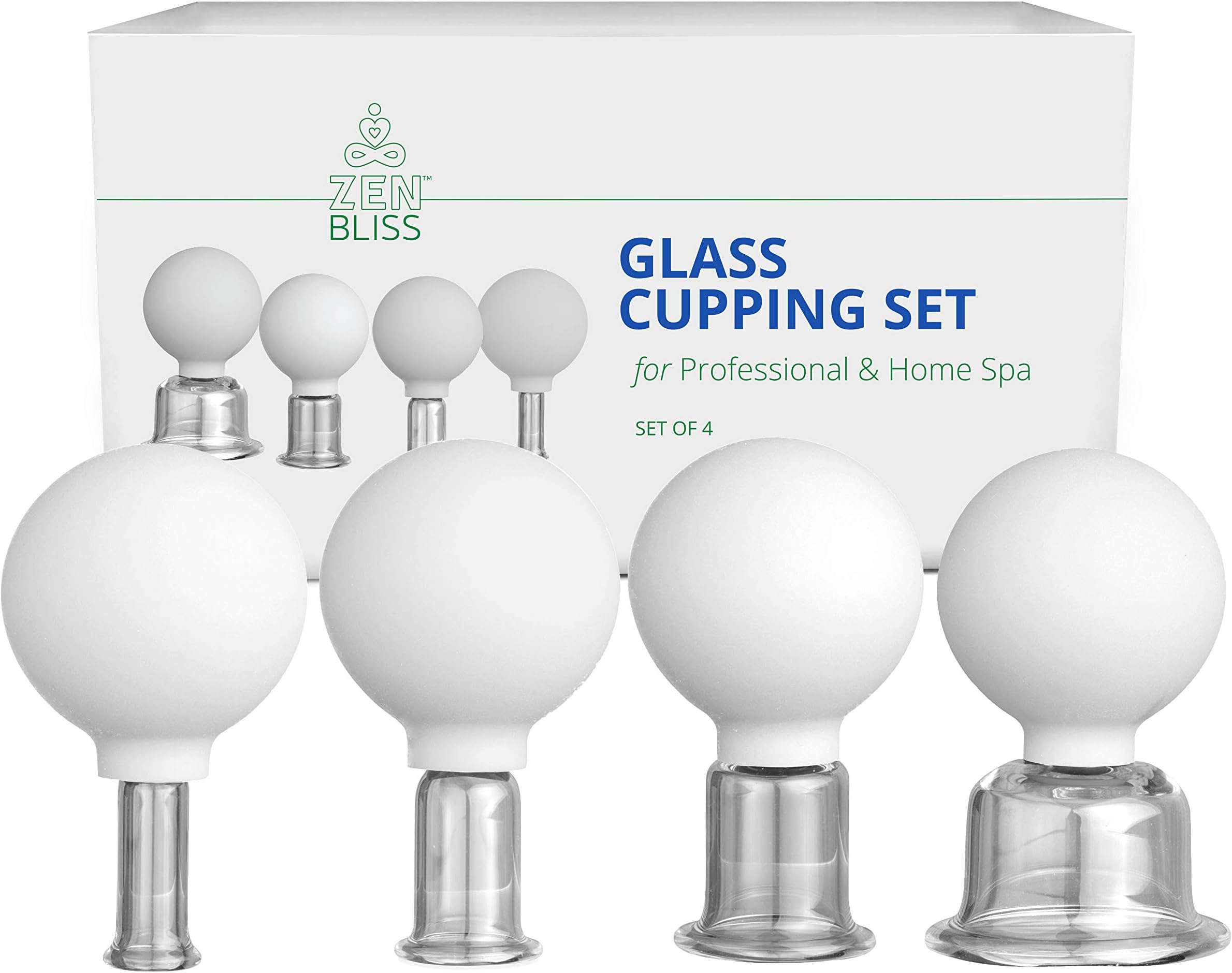 Cupping Therapy Sets Professional Glass - Face Cupping Facial Set and Anti Cellulite Lymphatic Therapy (4)