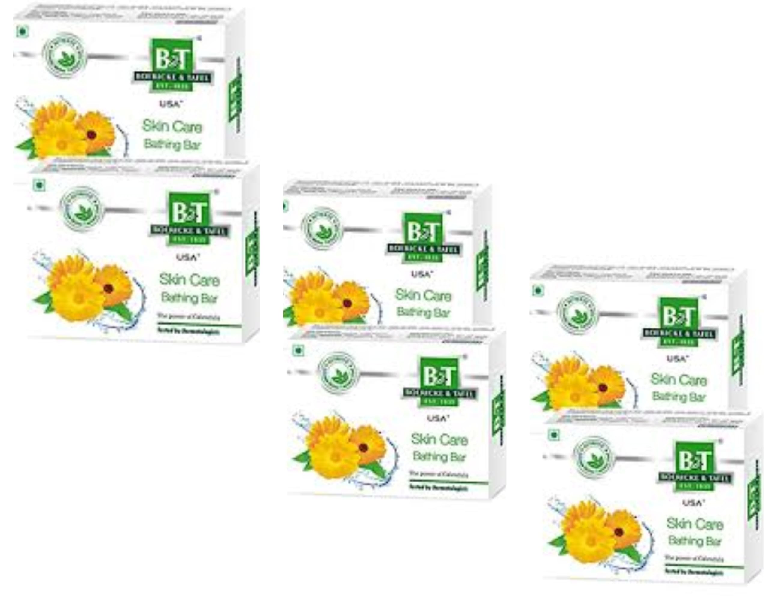 B&T Skin Care Bathing Soap 75gms (Pack of 06)