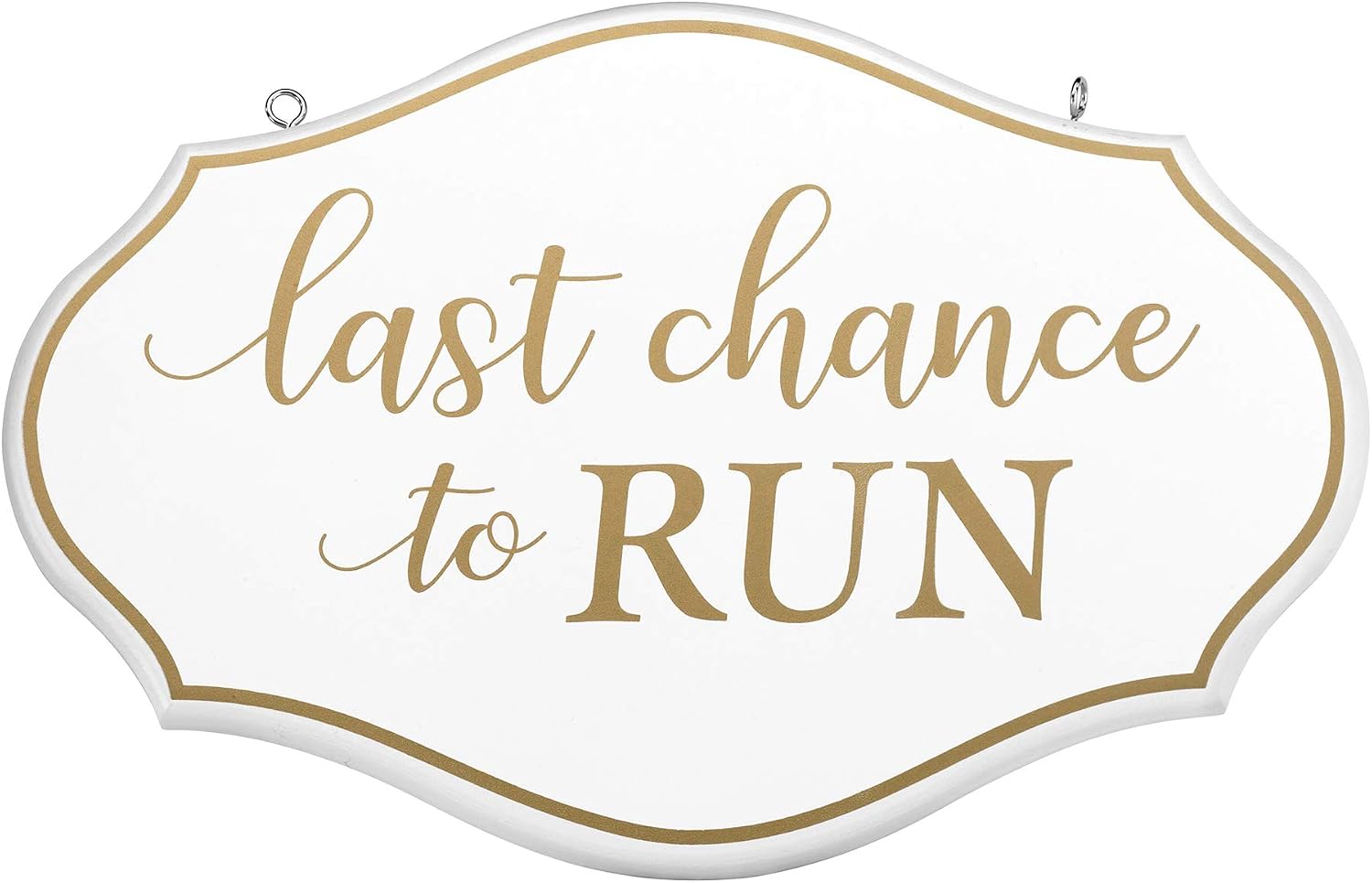 Lillian Rose Flower Girl Ring Bearer Chance to Run Sign