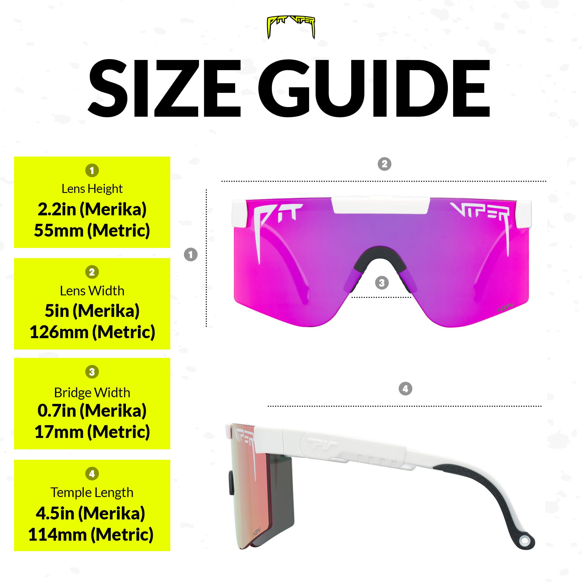 Pit Viper Sonnenbrille für Kinder im Alter von 3–8 Jahren, polarisierte Gläser, unzerstörbarer Rahmen, rutschfester Griff, Mikrofaser-Tasche