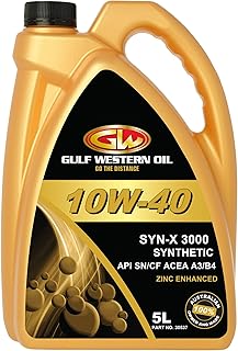 Gulf Western Oil SYN-X 3000 10W-40 Engine Oil 5 Liter