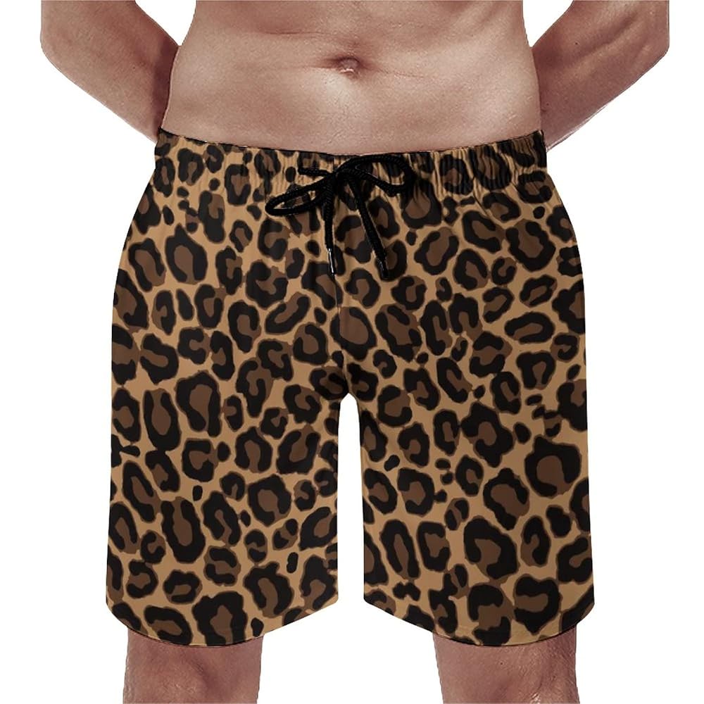 【美品】NOAH レオパード スイムウェア M ヒョウ柄 ショートパンツ 海パン 美品】NOAH レオパード スイムウェア M ヒョウ柄 ショートパンツ
