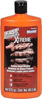 Fast Orange 25616 Xtreme Heavy Duty Hand Cleaner, Natural Citrus Scent, Waterless Cleaner For Mechanics, Strong Grease Fighter, Eliminates Odors while Protecting Skin 15 Fl. Oz