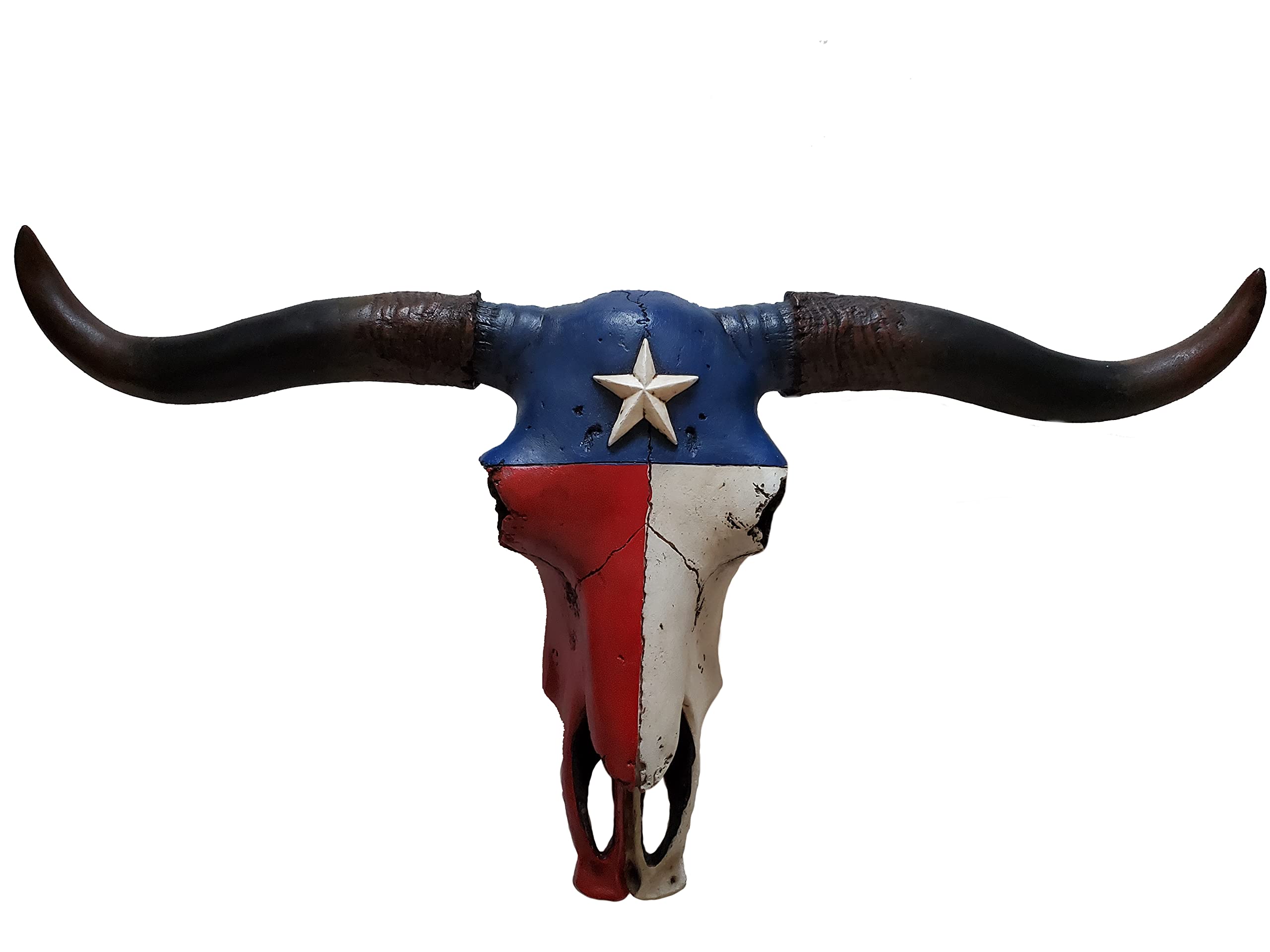 Amazon.co.jp: 樹脂Texas Skull Wall Hanging Decor20.5 