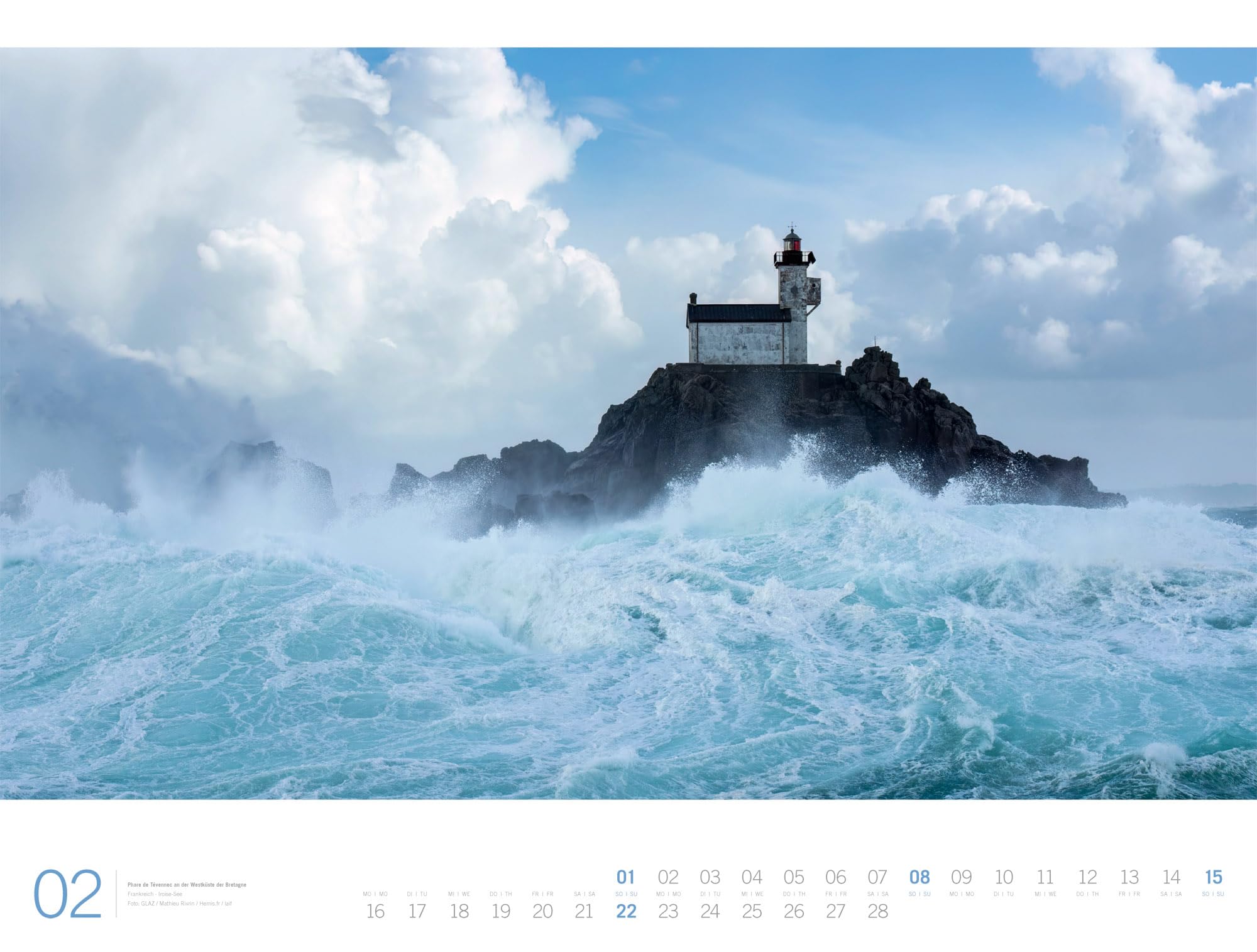 Meer Gallery Kalender 2026 | Außergewöhnlicher Meeres-Kalender im großen Querformat (66x50 cm) | Küste und Strand im Großformat