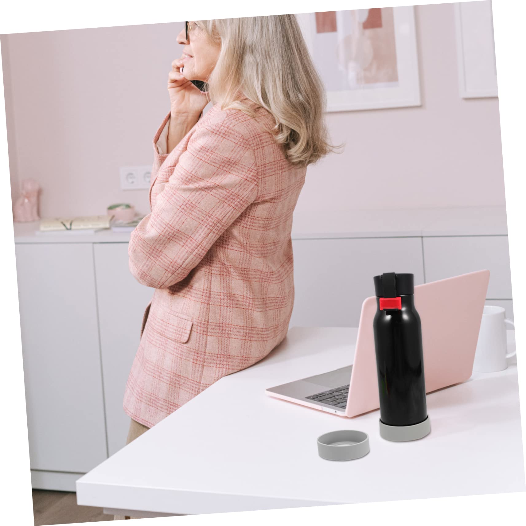 PRETYZOOM 48 Uds Funda De Silicona para Taza Funda para Taza para Bebidas Calientes Fundas para Botellas con Aislamiento Térmico Fundas Simples para Botellas Funda para Taza con