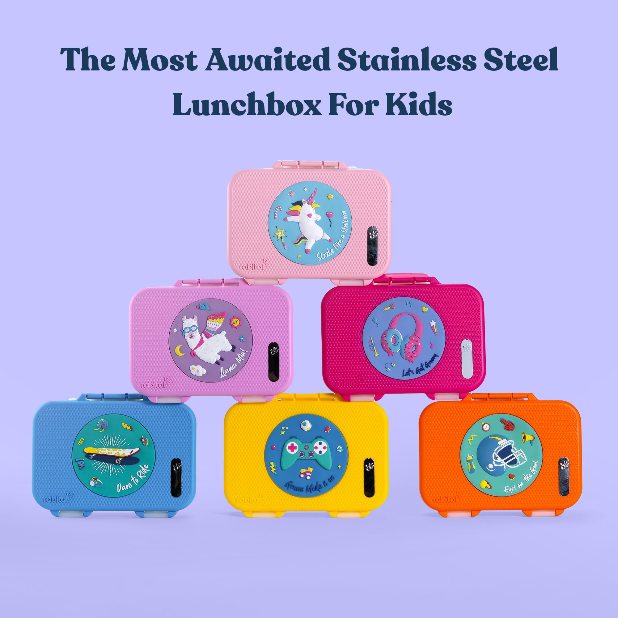 rabitat Munchbee Pro Lunch Box - Stainless Steel -10