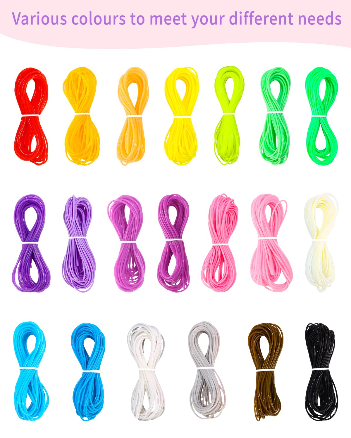 Lot 200 Mini Cravates Torsadées Ruban Multicolore - 1,2 X 0,6 Pouces - Loisirs Créatifs Uxcell