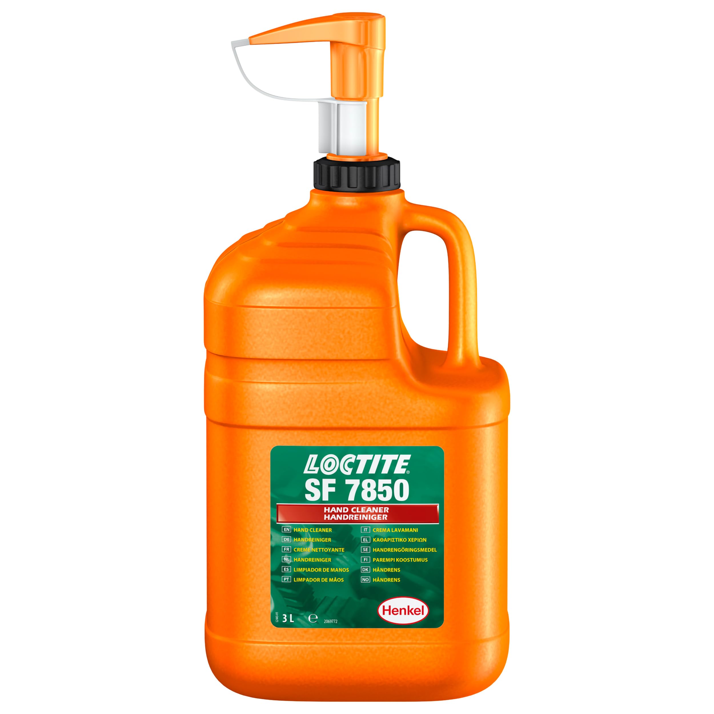 LOCTITE SF 7850, Detergente mani multiuso, Lavamani biodegradabile, Sapone mani con estratti naturali utilizzabile senza acqua, 1 flacone da 400ml