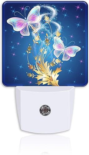 Vista 13 de Luz nocturna para niños, niñas, niños, peces submarinos, coral, luz nocturna LED enchufable a la pared con sensor de atardecer a amanecer para Peces