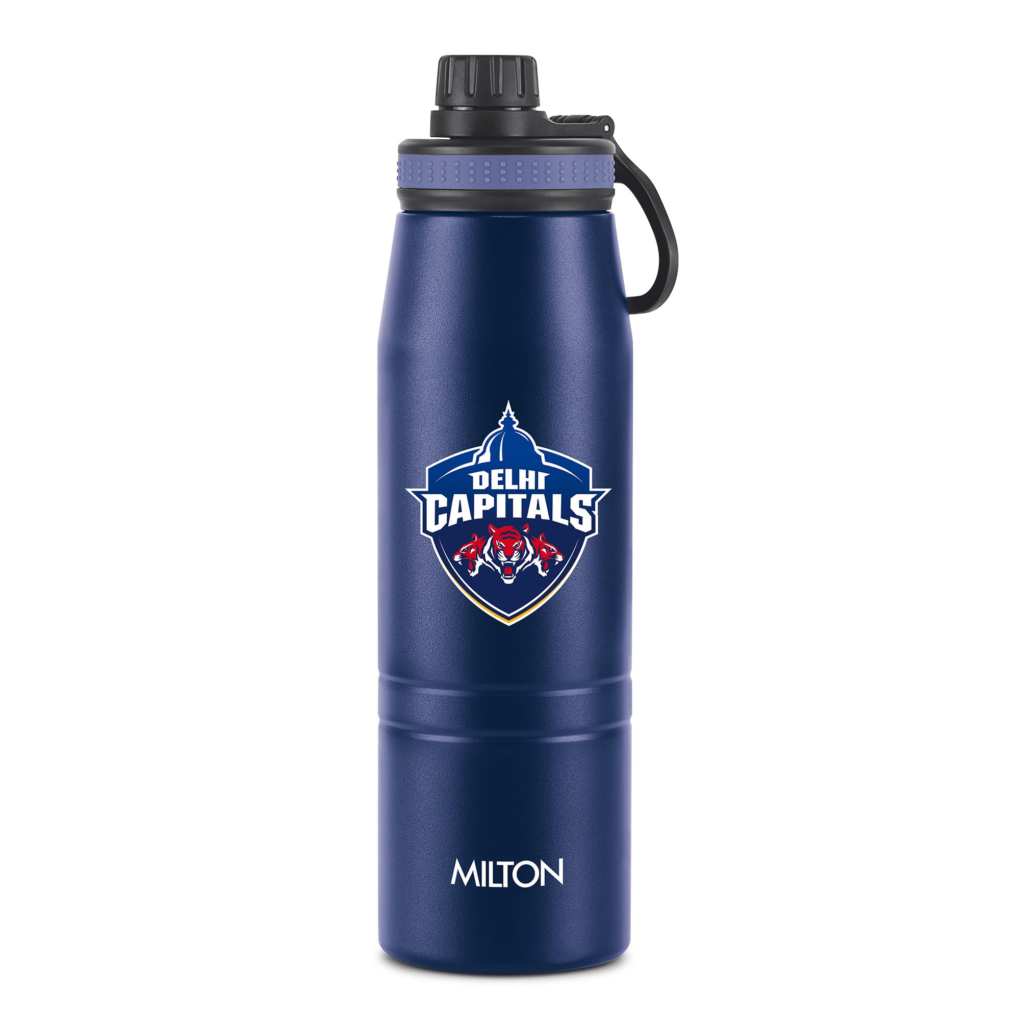 Milton Sports Sparkle 900 | DC Official Drinkware Partner I Limited Edition Delhi Capitals Water Bottle | Stainless Steel I 24 Hr Hot & Cold | Designed for Cricket Lovers | 920 ml I Blue