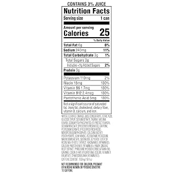 Rockstar Energy Drink with Caffeine Taurine and Electrolytes, Recovery Orange, 16 Fl Oz (Pack of 12)