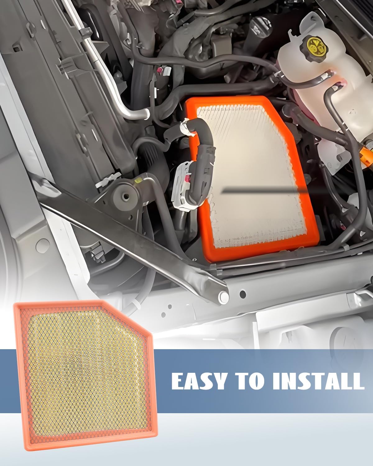 Air Filter Fit for Chevrolet Colorado GMC Canyon 2.7L 2023 2024 2025, Engine Filter Replacement 84848112, 2PCS