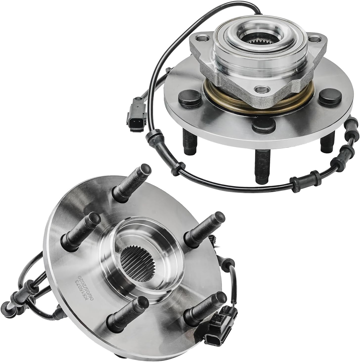 Detroit Axle - 2WD Front Wheel Bearing Hubs Sway Bars for 02-05 Dodge Ram 1500, Replacement 2002 2003 2004 2005 Ram 1500, 2 Wheel Bearing and Hubs Assembly 2 Sway Bars 5 Lugs