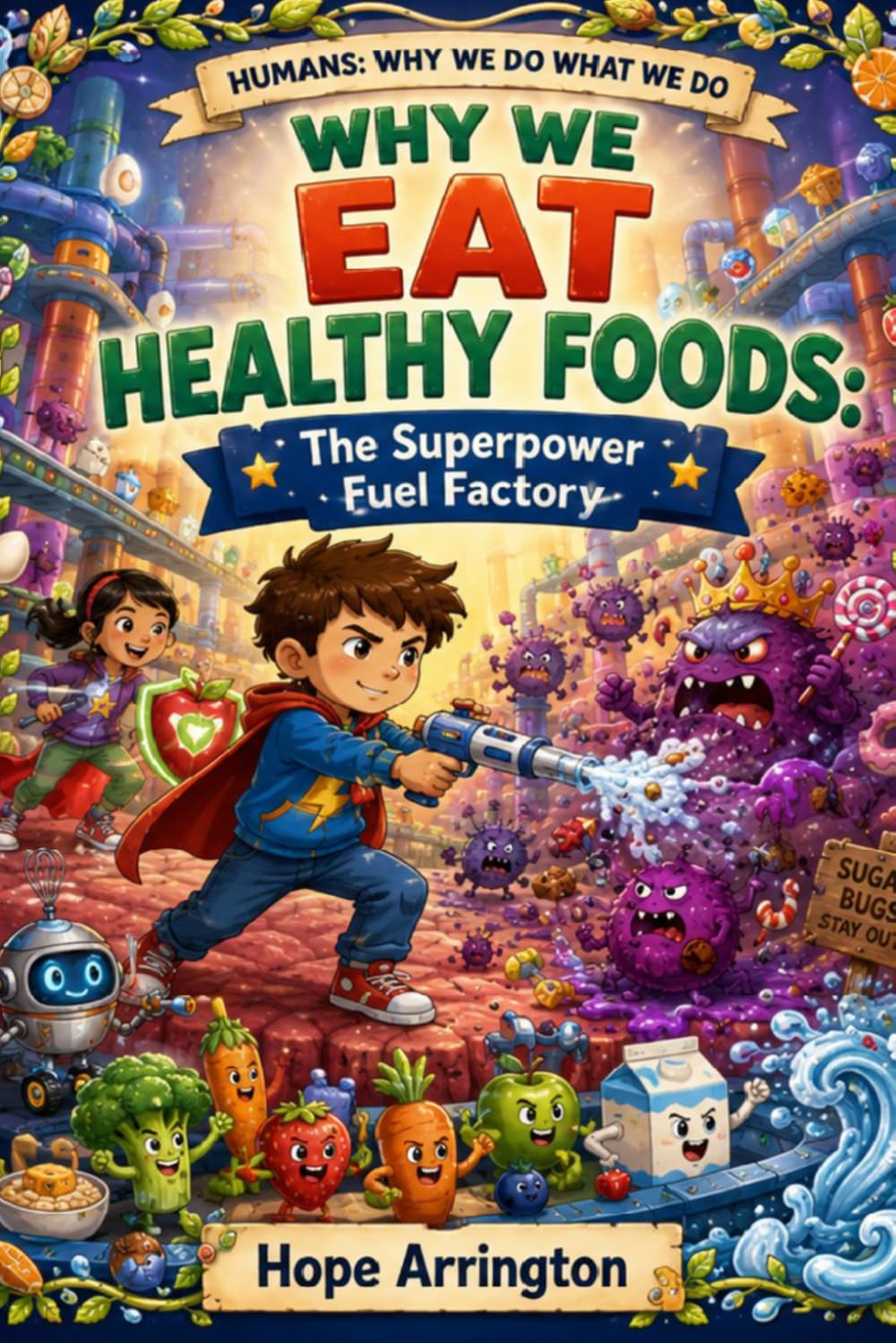 Why We Eat Healthy Foods: The Superpower Fuel Factory | Nutrition & Healthy Eating Book for Kids | Human Body STEM Adventure for Ages 4-8, 5-7, 8-12 (Humans: Why We Do What We Do)
