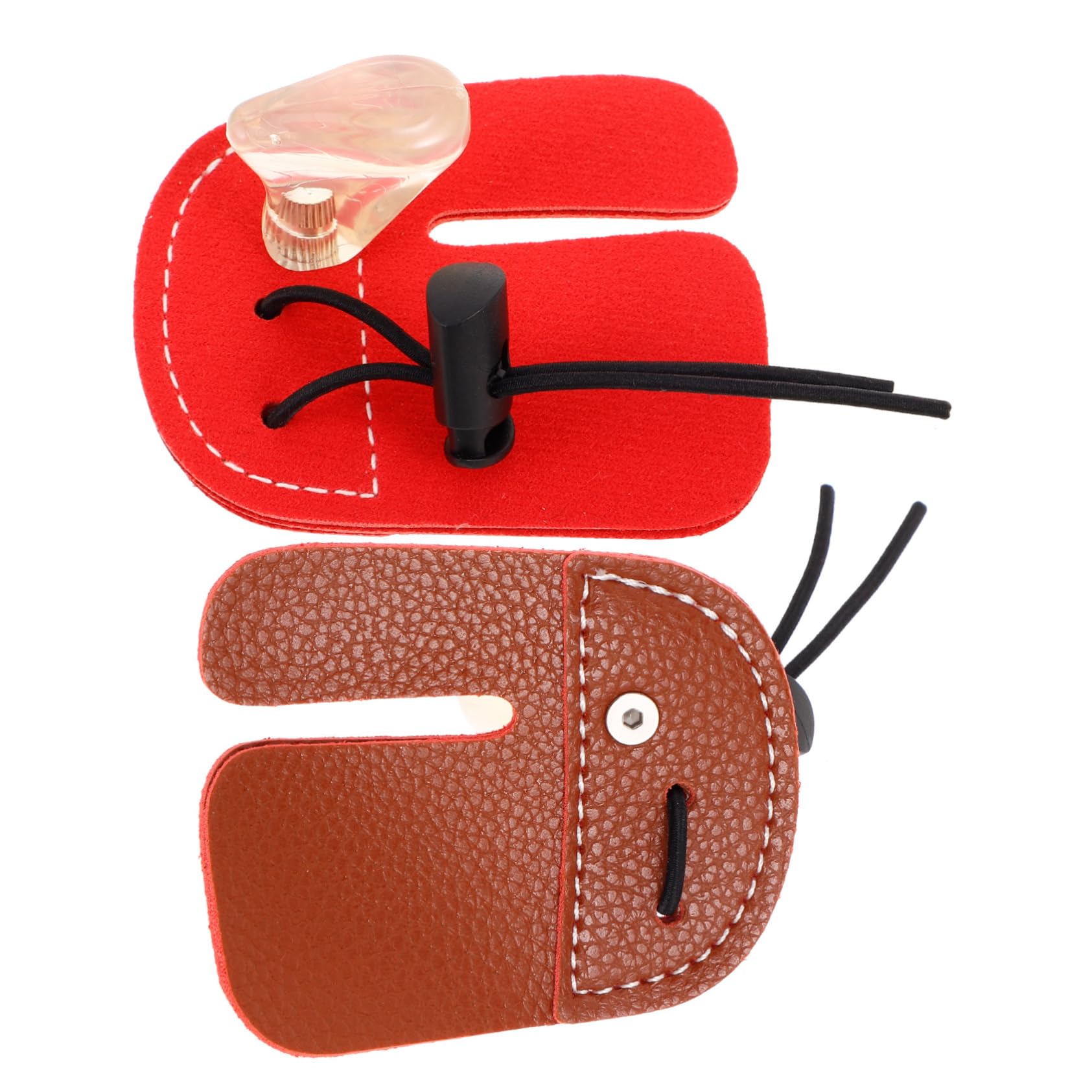 BRIGHTFUFU Left Hand Arm Guards Finger Tab Fingers Guard Glove Materials