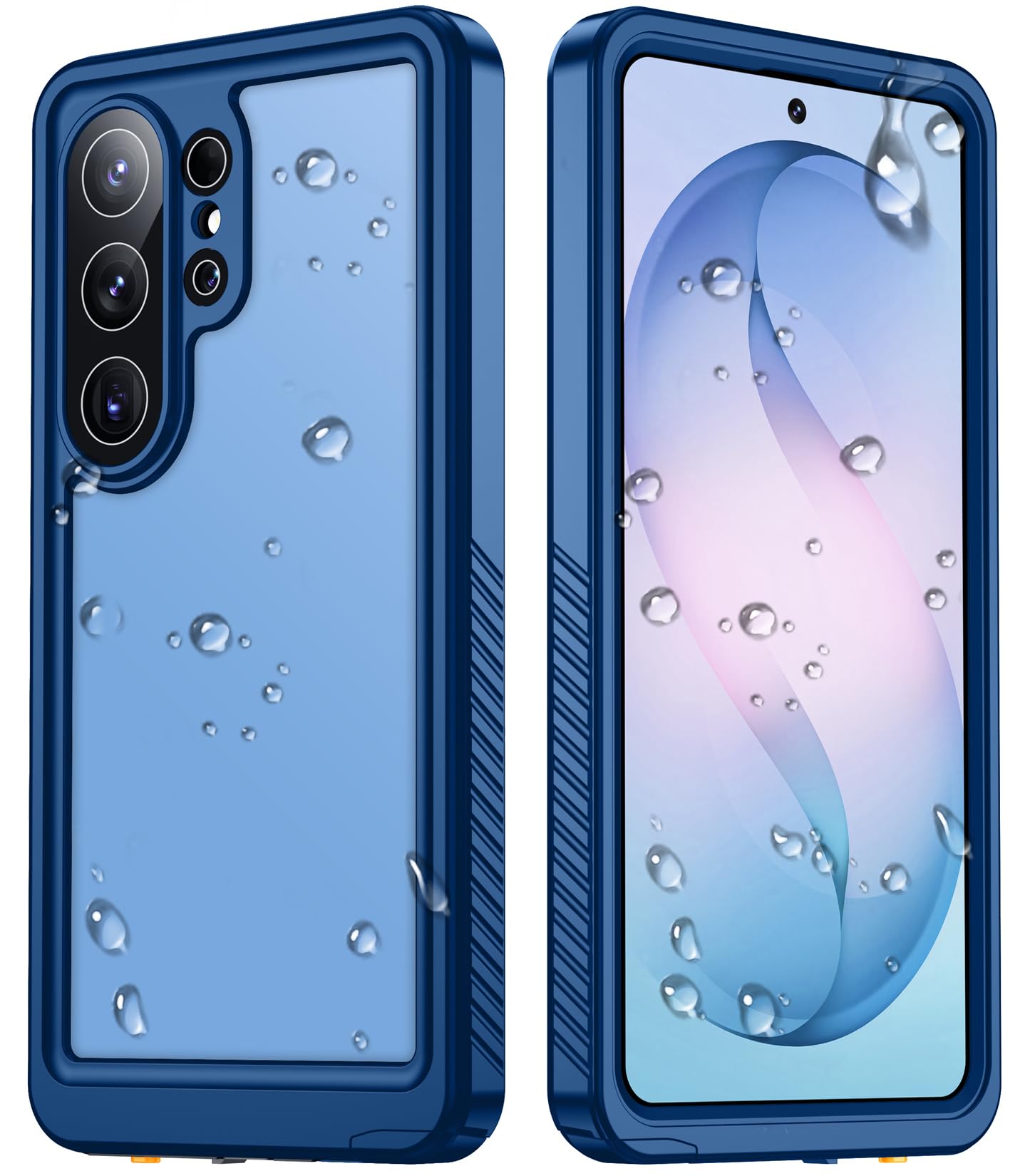 Temdan Designed for Samsung Galaxy S26 Ultra Case Waterproof, Blue