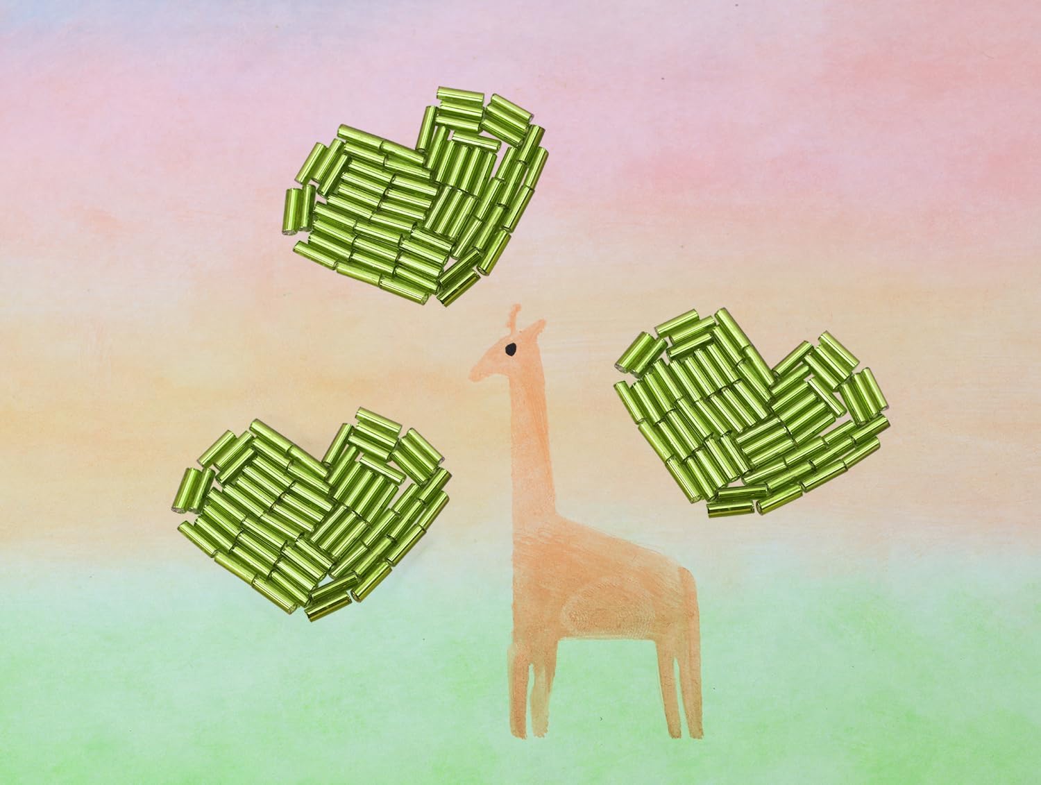 Glass Bugle Beads Penta Angel 1100Pcs /50g Mini Long Tube Seed Beads 2×6mm Small Craft Loose Spacer Bead for Earring Bracelets Necklace Waist Bead Jewelry Making(Light Green) - Image 7