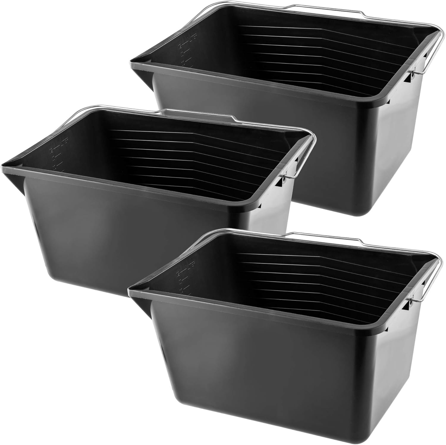 Secchio Per Edilizia Kadax Da 12L - In Plastica Resistente, Per Malta, Acqua E Pulizie - Foto 12