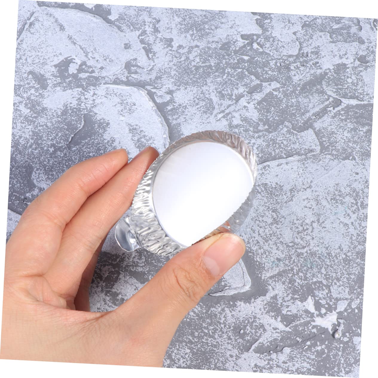 Unomor Weighing Plate Set 10 Small Weighing Boats Lids for General Use Lab Kitchen