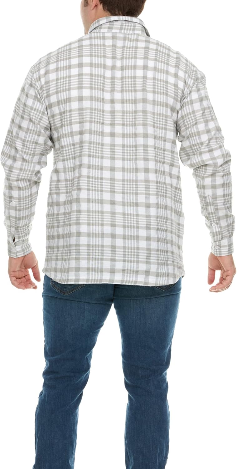 Wrangler Men's Big and Tall Plaid Button Down Shirt - Image 4