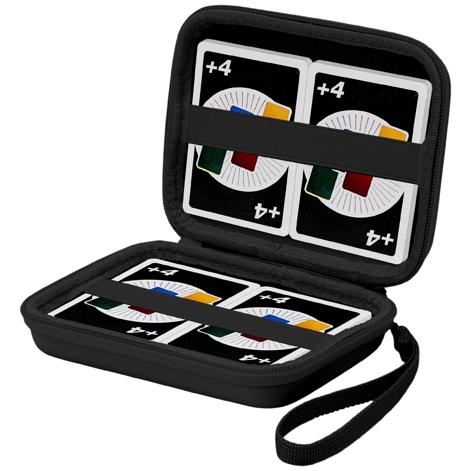 Playing Card Case, UNO Card Game Case Holder Holds up to 300+ Game Cards