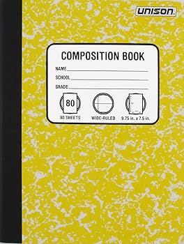 Amazon | 1 Subject Wide Ruledマーブルコンポジション80ページ