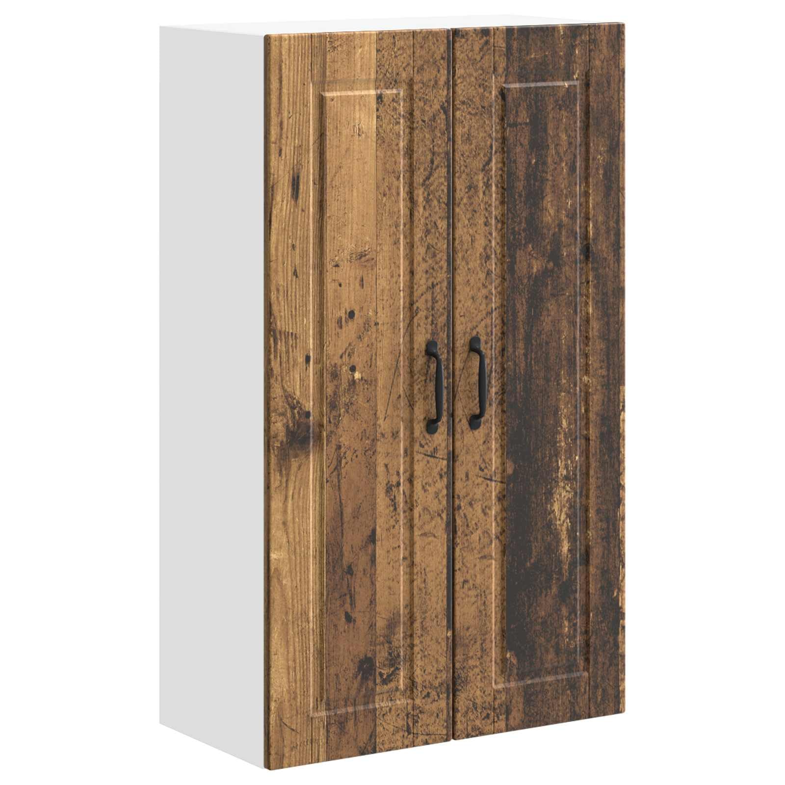 Mobile da cucina con mensola in legno anticato, 60 x 31 x 100 cm, mobile sospeso per cucina, dispensa, soggiorno, durevole