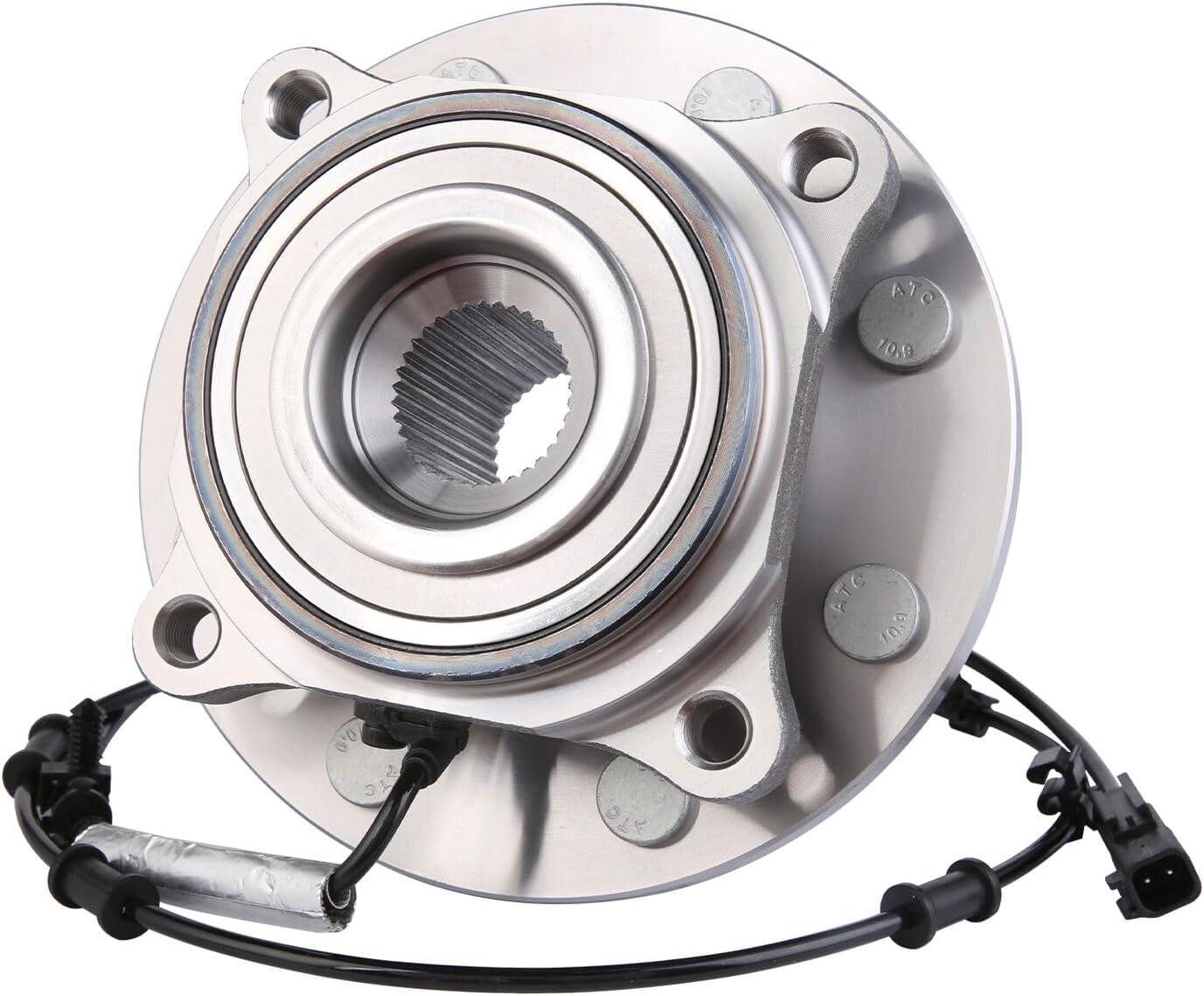 1BP00255AA Wheel Bearing and Hub Assembly Compatible with Front Ram 2500 2018-2014, 3500 2018-2013