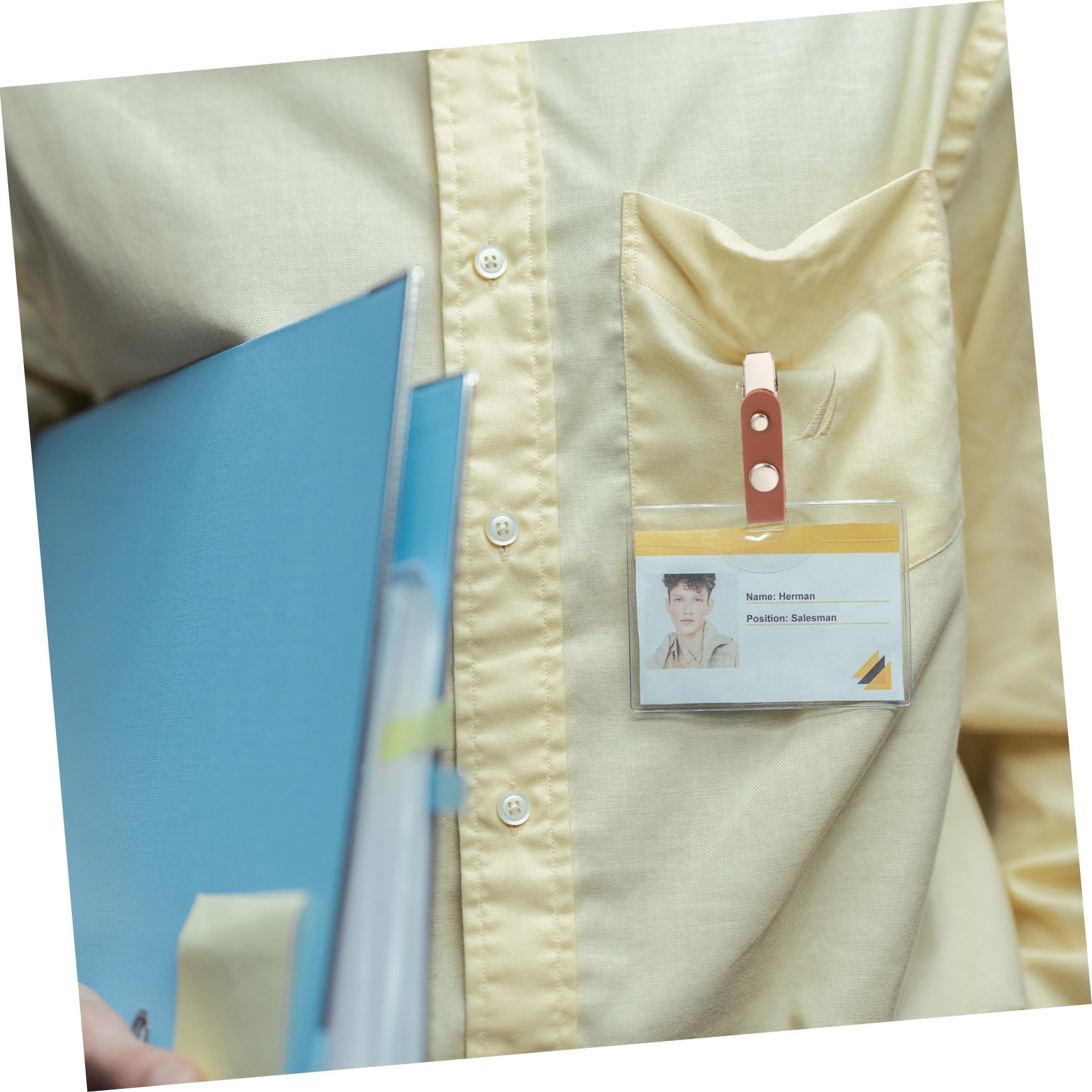 NUOBESTY 150pièces Badge Clip Porte-badge Multifonctionnel Pour Et Médecins Support Id Pratique Avec Clip Pour Étiquettes Nom Et Accessoires