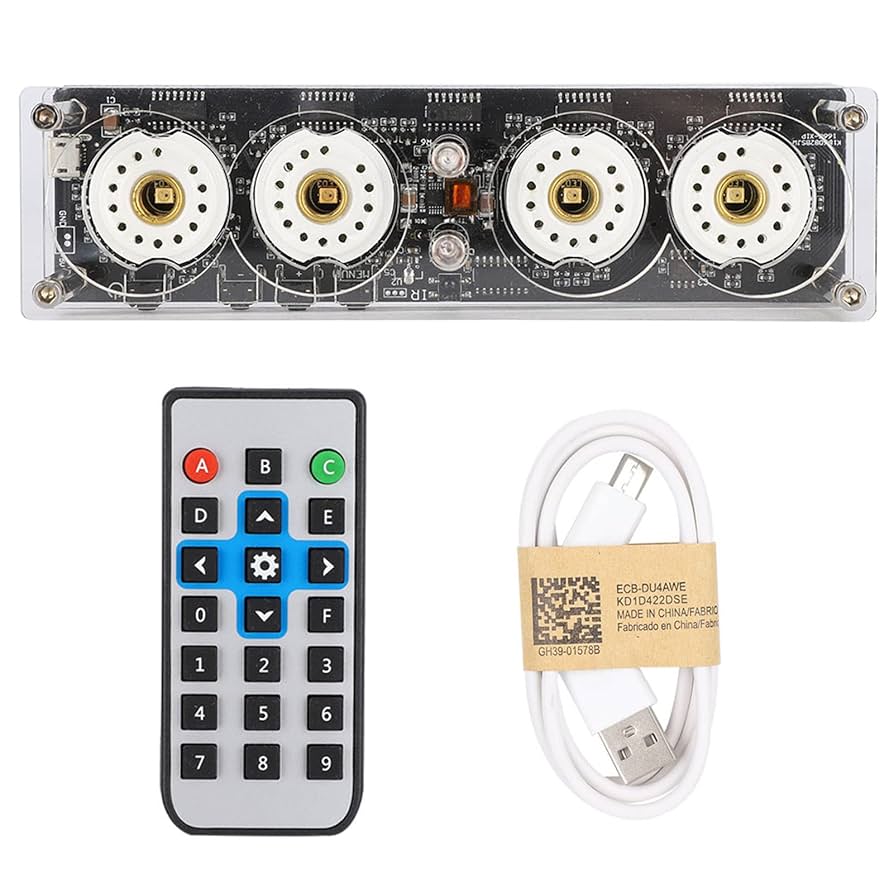 鳥*き様 QS30/SZ-8 ニキシー管 4球　時計 完成品 QS30/SZ-8 ニキシー管 4球 時計 完成品