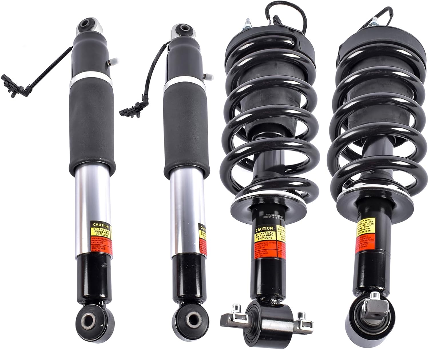 4Pcs Front & Rear Strut Shock Absorbers Replacement for Cadillac Escalade Chevy Suburban Tahoe GMC Yukon 2015-2020 84176631 84977478