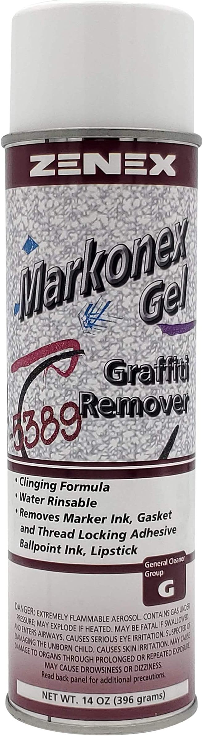 Zenex Markonex Gel Graffiti Remover, 14 Oz Can, 1 count