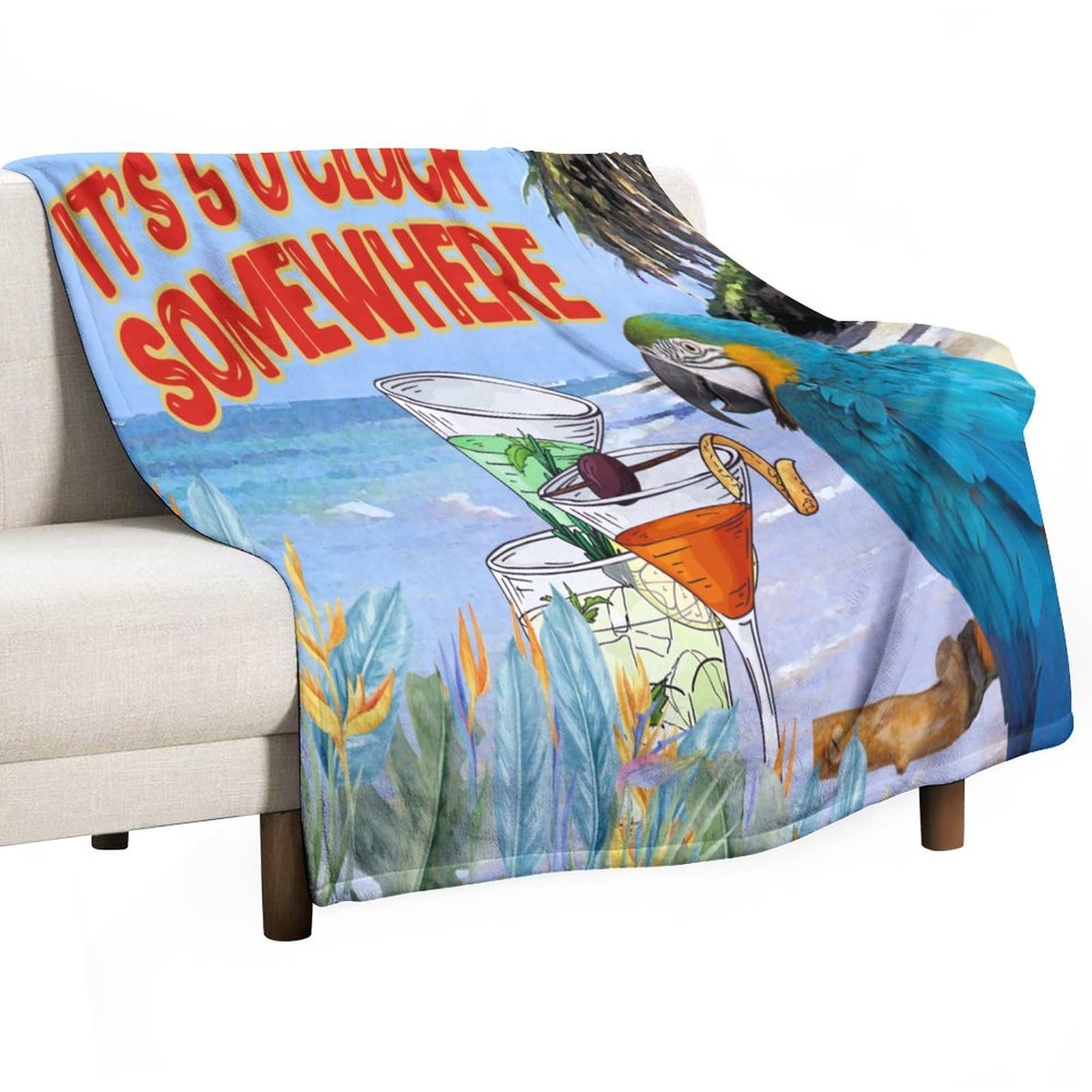 Couverture de lit en peluche douce, cadeau idéal pour homme, fils et ado fan d'animaux