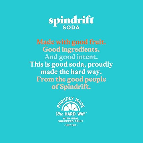 Miniatura 7 de Spindrift Paquete variado de soda con fruta exprimida real, paquete de 12 unidades
