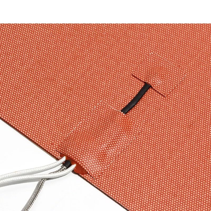 Silicone Heating Pad for 3D Printers - 160W-560W, Multiple Sizes with Integrated K Thermocouple(No Thermostat,110V-200x250mm)