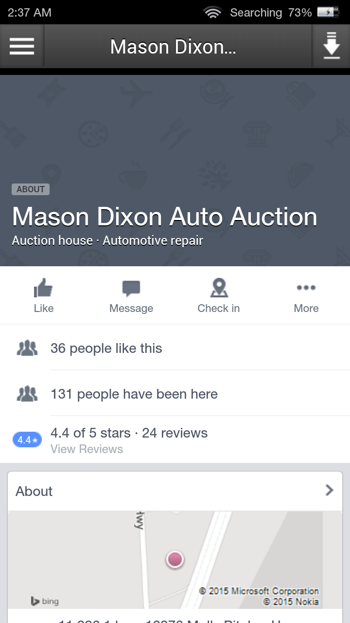 Mason Dixon Auto Auction App on Amazon Appstore